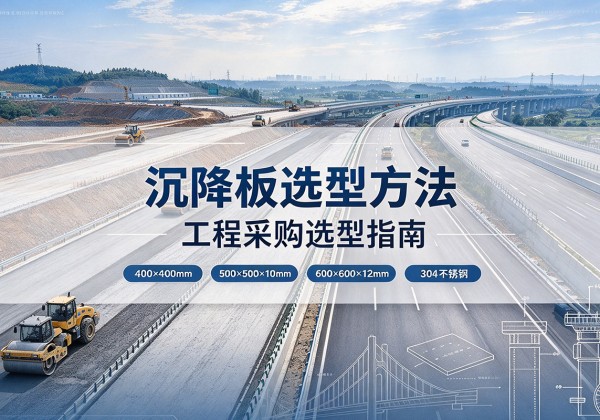 茄子河沉降板选择方法